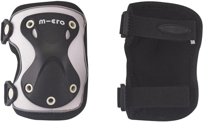 Actual product image Micro Knee/elbow pads reflective black M (M, Knee pad, Pair)