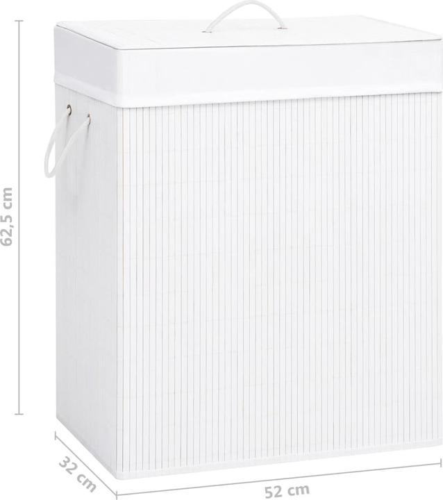 Actual product image vidaXL Wäschekorb (100 l)