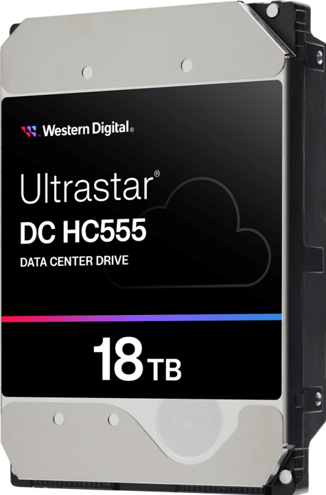 Produktbild WD Ultrastar DC HC555 3.5inch 26.1 18TB 512 7200RPM SATA ULTRA 512E SE NP3 DC (18 TB, 3.5", CMR)