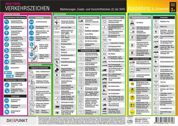 Produktbild Info-Tafel-Set Verkehrszeichen (Deutsch, Michael Schulze, 2018)