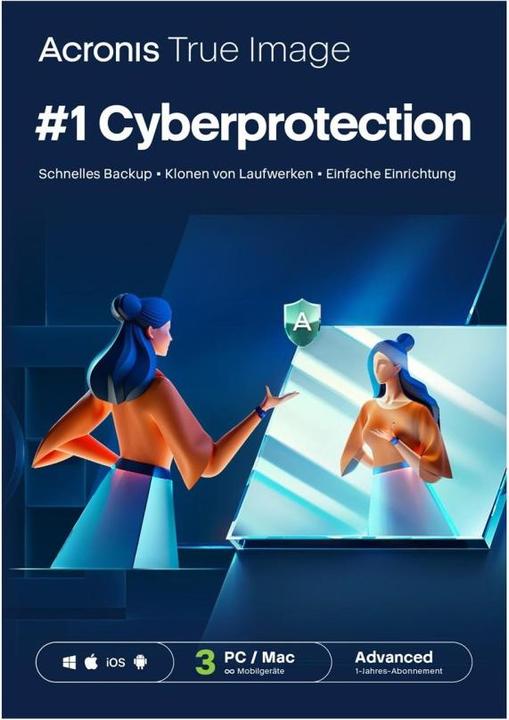 Produktbild Acronis Cyber Protect Home Office Security Edition ESD, ABO, 3PC, 1y (50 User, 12 Monate)