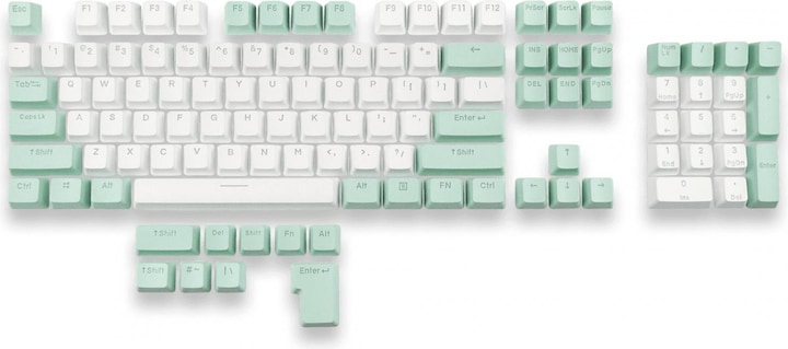 Mountain Aquamarine A Backlit Keycap set