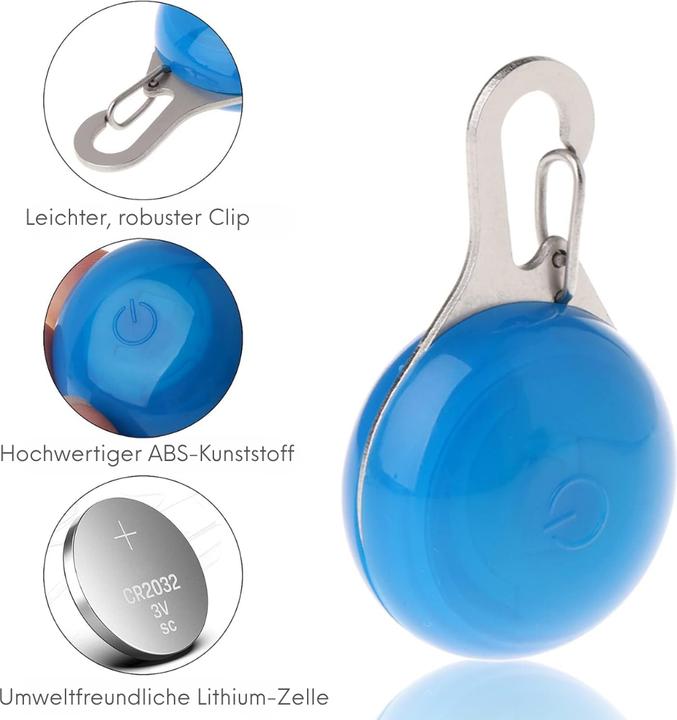 Produktbild Suba 6 Stück LED Blinklicht für Hundesicherheit (Hund)