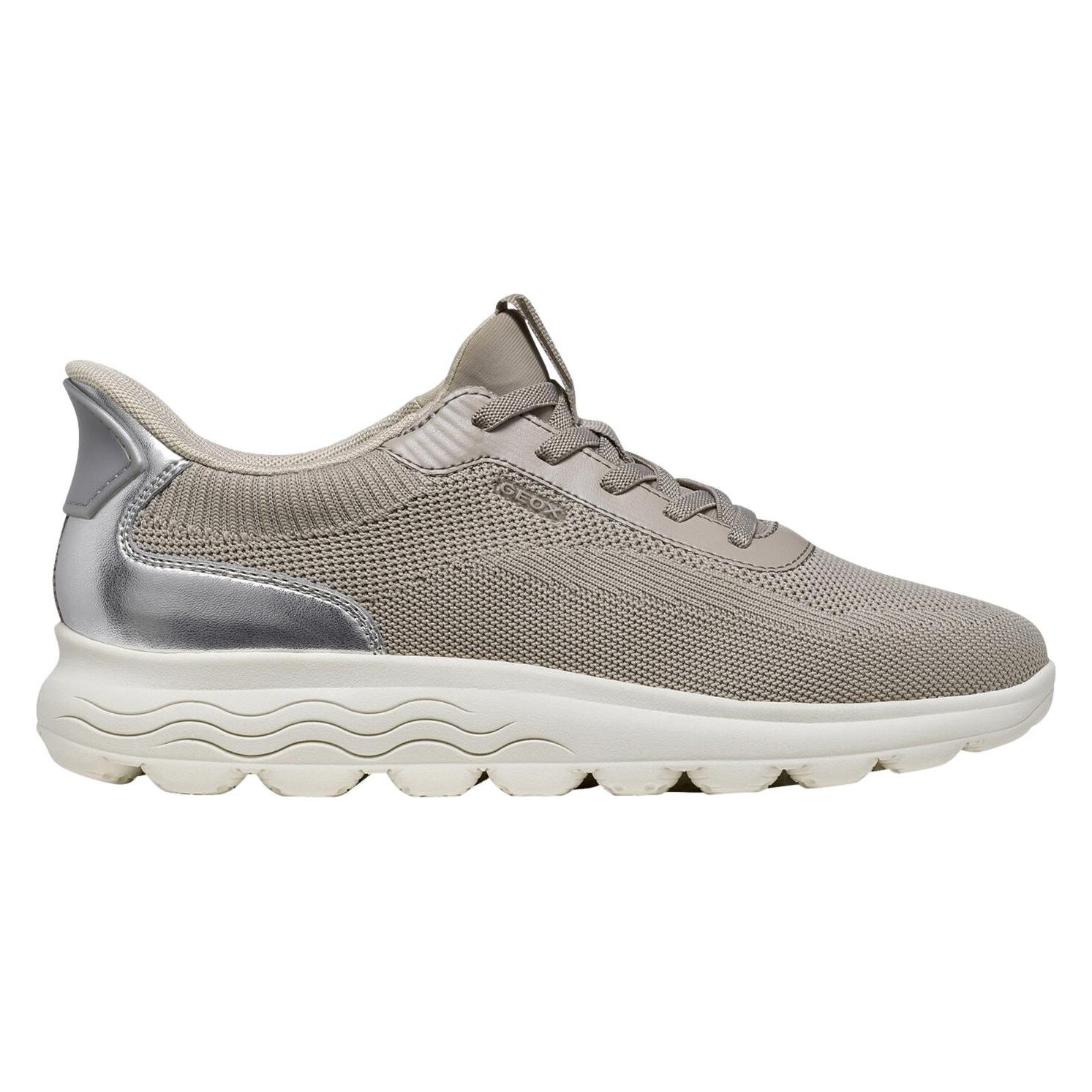 Geox, Damen, Sneakers, Spherica Plus, Grau, Silber, (37)