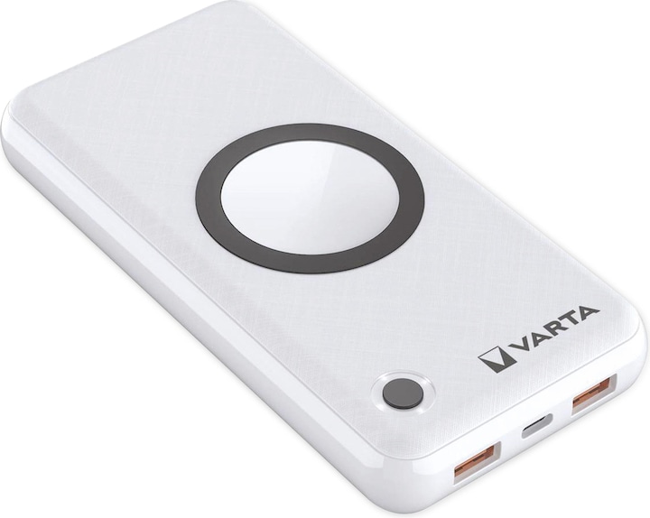 Productafbeelding Varta Draadloze Power Bank + Oplaadkabel (20000 mAh, 20 W, 74 Wh)