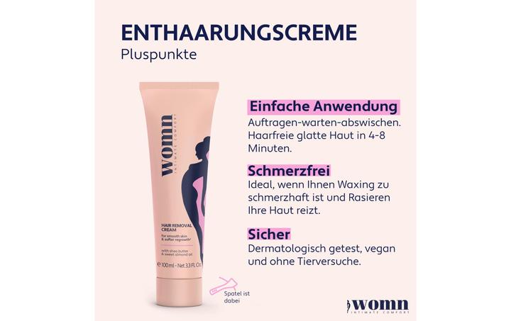 Produktbild womn Haarentfernungscreme 100 ml (100 ml, 1 x, 150 g)