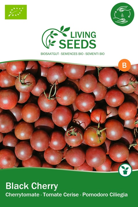 Immagine prodotto Living Seeds Pomodoro ciliegino, black Cherry (Semi di verdura)