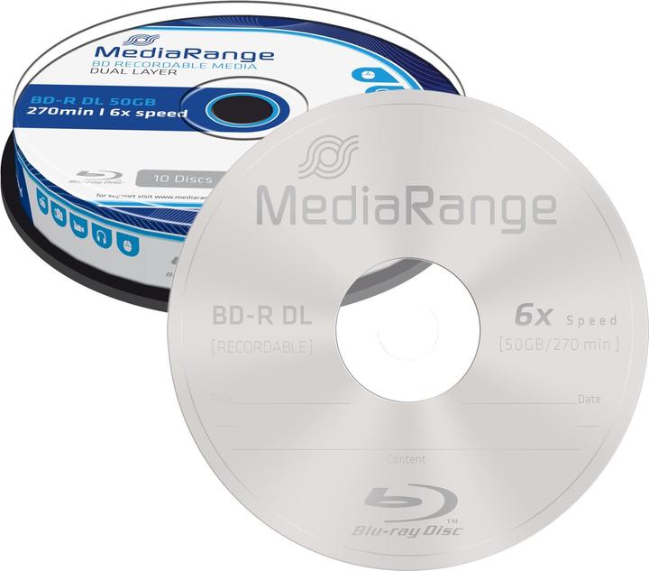 Image du produit MediaRange Bd-R (10 x)
