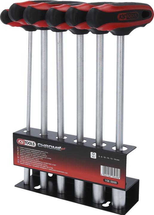 Image du produit KS Tools Jeu de tournevis à douille à poignée en T