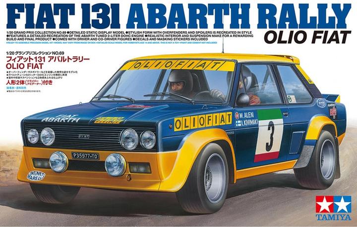 Immagine prodotto Tamiya 1/20 Fiat 131 Abarth Rally Olio Fiat
