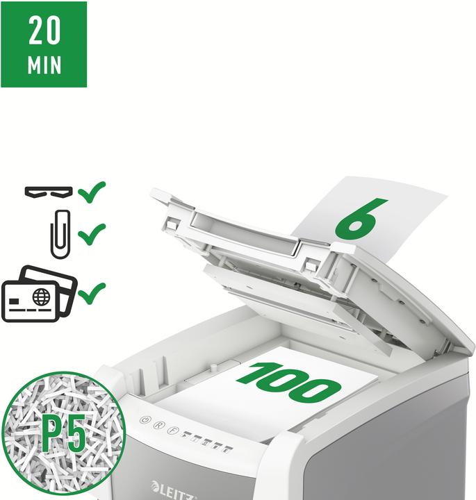 Immagine prodotto Leitz IQ Autofeed Small Office 100 P-5 (Taglio delle particelle)