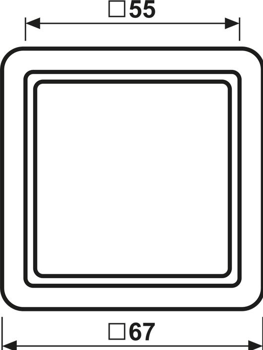 Produktbild JUNG Zwischenrahmen