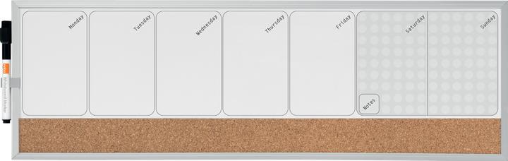 Actual product image Nobo Combination Board Weekly Organiser (58.5 x 19 cm)