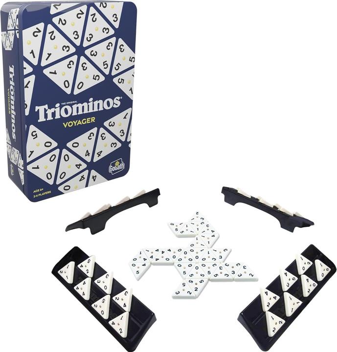 Actual product image Goliath Toys Cans Triominos Travel Edition (German)