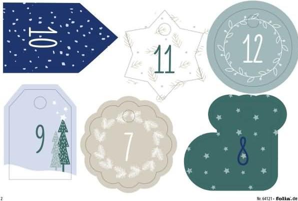 Produktbild Folia Adventskalender Basic