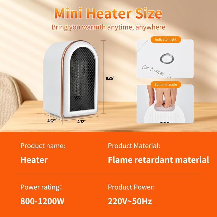 Actual product image Shavingfun Mini fan heater (1200 W)
