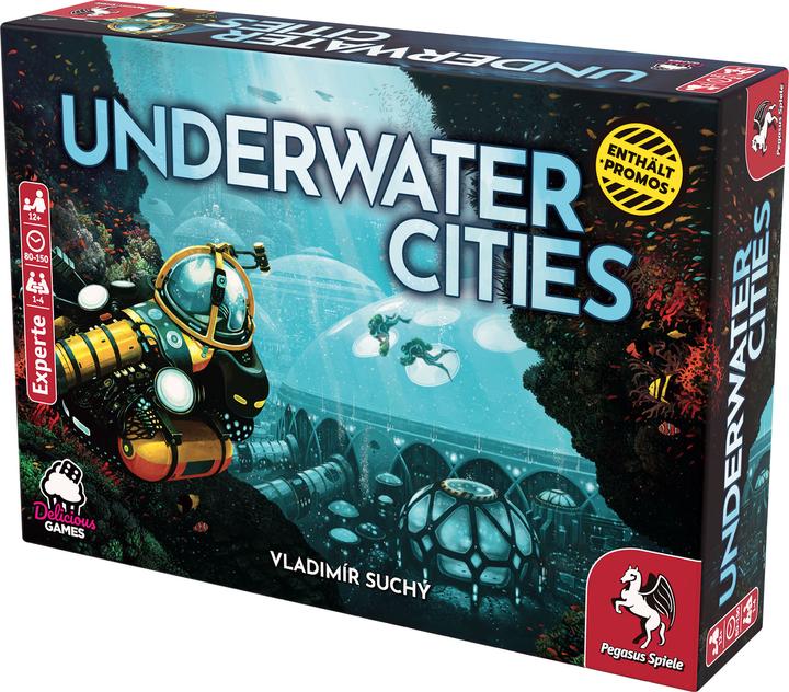 Produktbild Pegasus 51905G - Underwater Cities, Brettspiel, 1-4 Spieler, ab 12 Jahren (DE-Ausgabe) (Deutsch)