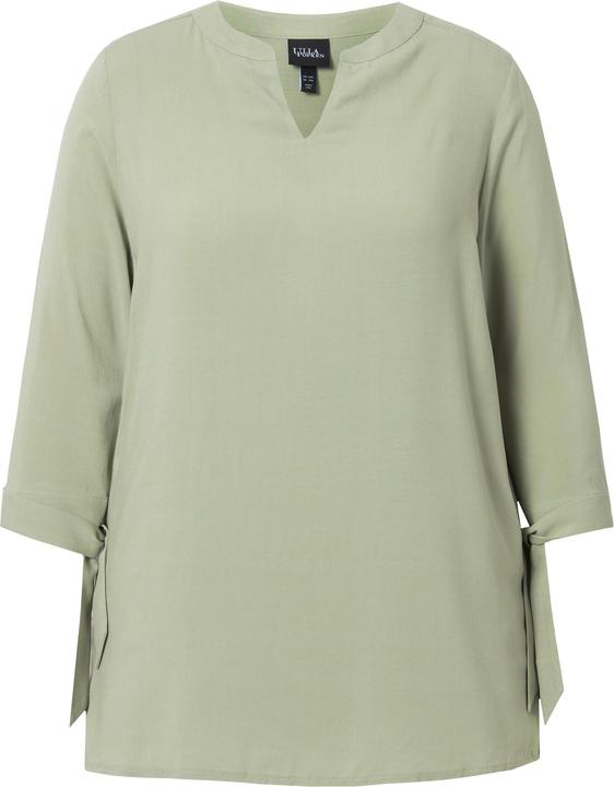 Produktbild Ulla Popken Bluse, Ärmelschleife, A-Linie, 3/4-Arm (58)