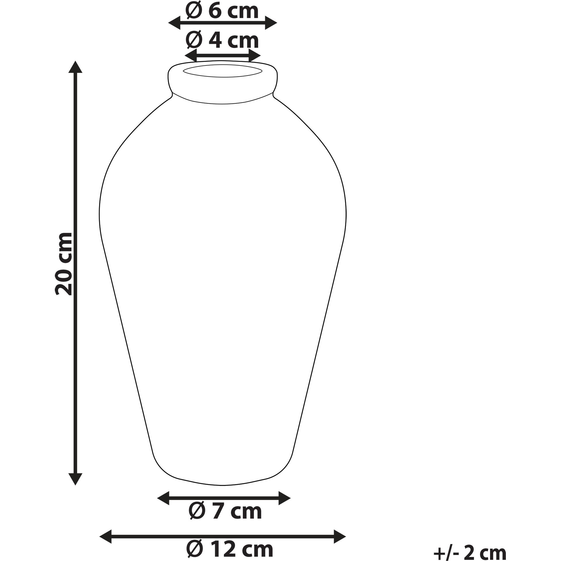 Thumbnail - Topeshop, Vase, Mallia (1 x, 12 x 12 x 20 cm)