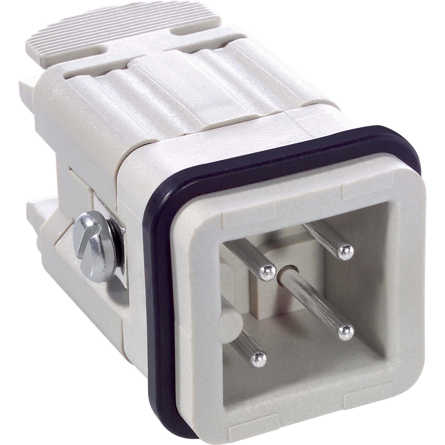 Lapp Kabel Steckverbinder-Set EPICKIT H-A 3 75009604 3 + PE Schrauben 1 Set, Elektronikkabel + Stecker, Grau