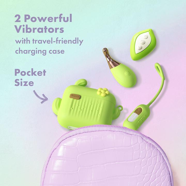 Produktbild Blush Play with Me Blooming Bliss 4 Piece Set - Mini Clitoral Massage Wand & Egg Vibrator with Wirel