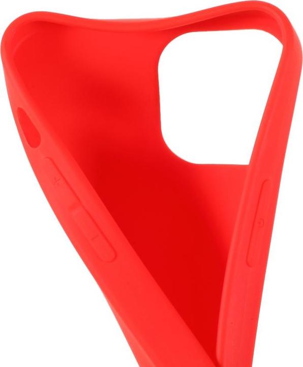 Actual product image Ueli Express iPhone 13 Mini Super Slim Rubber Case Red (Apple iPhone 13 mini)