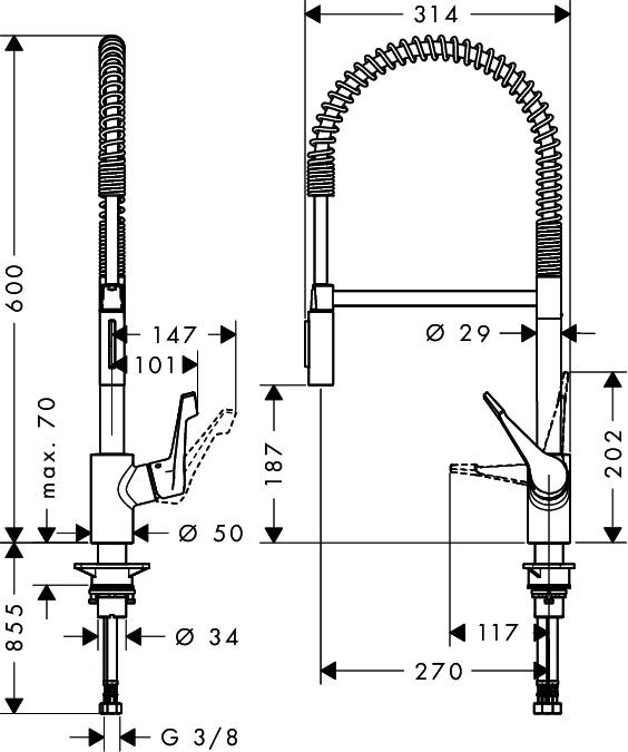 Actual product image hansgrohe Cento