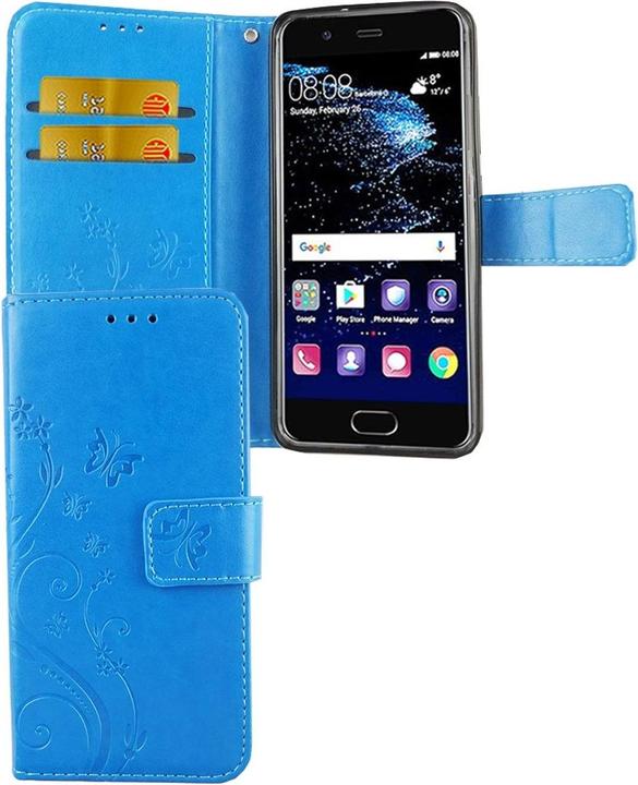 Produktbild König Design Hülle Handy Schutz für Huawei P10 Case Cover Tasche Wallet Etui Handyhülle Neu (Haier P10)