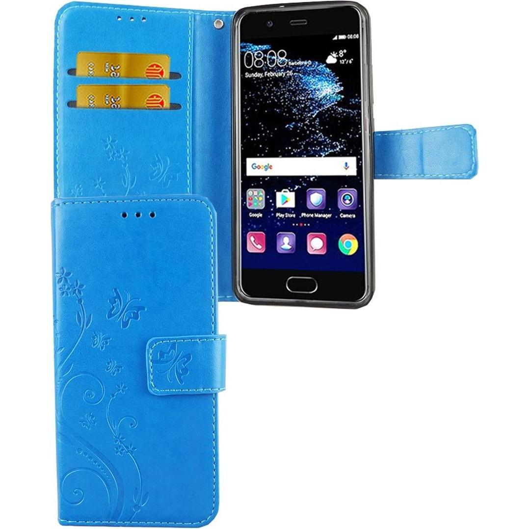 König Design Hülle Handy Schutz für Huawei P10 Case Cover Tasche Wallet Etui Handyhülle Neu (Haier P10), Smartphone Hüll...