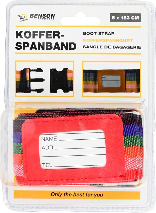 Image du produit Benson Sangle de bagagerie multicolore