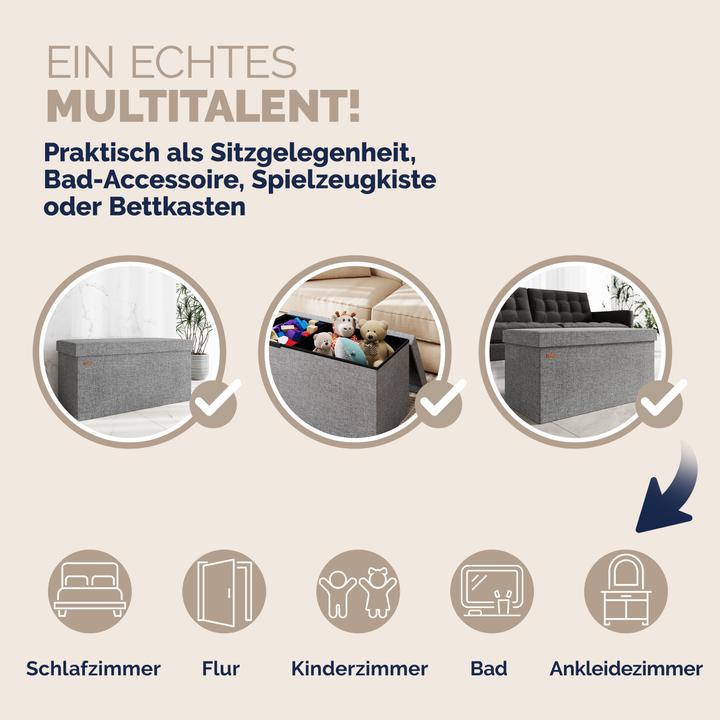 Produktbild Casaria Sitztruhe (80 cm)