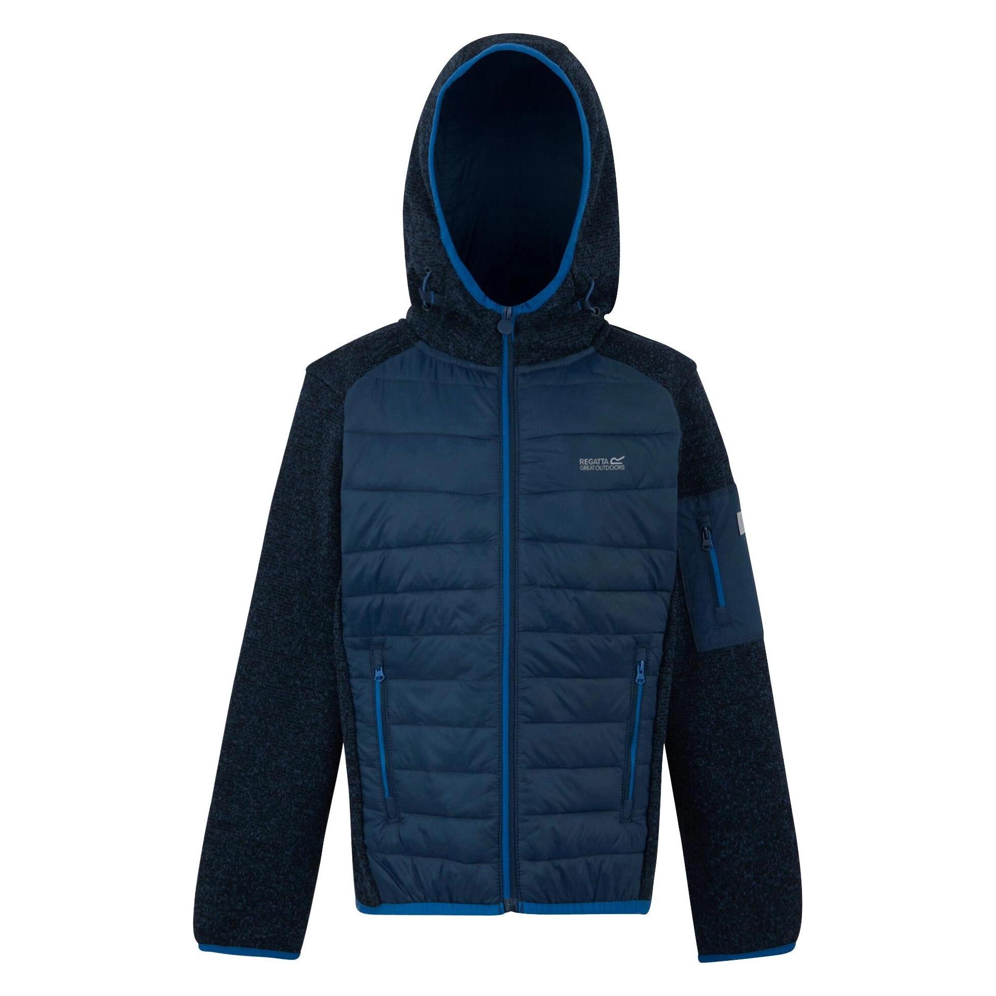 Regatta, Unisex, Outdoorjacken, Newhill (116, 128), Blau, Grau, 116, 128