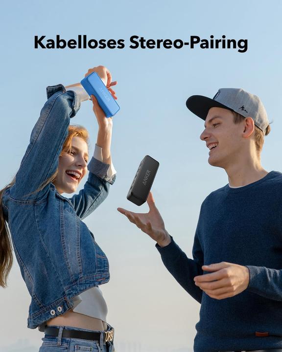 Actual product image Anker SoundCore 2 - Bluetooth-Lautsprecher (24 h, Electrical connection)