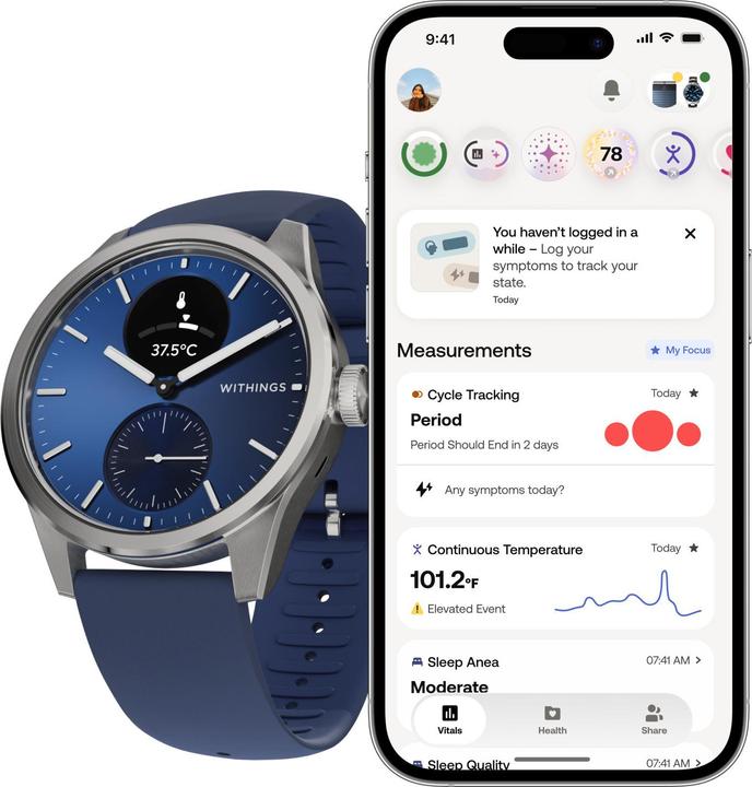 Produktbild Withings Scanwatch 2 (42 mm, nur WLAN)