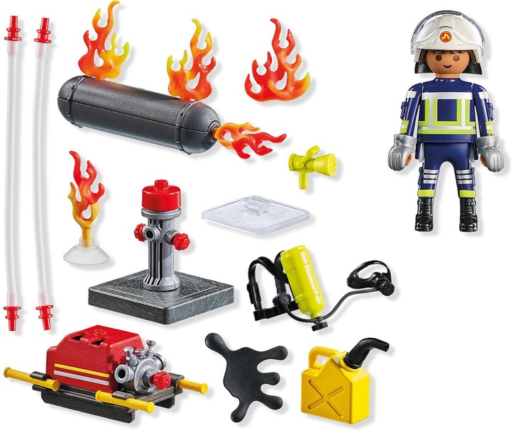 Actual product image Playmobil 71826 Discharge of a gas tank (71826, Playmobil Action Heroes)