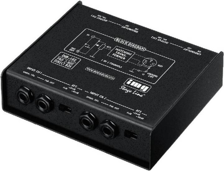 Actual product image Img Stage Line Passive DI (DI box)