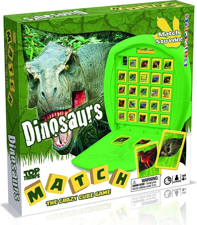 Actual product image Winning Moves 35804 TOP TRUMPS MATCH - DINOSAURI (2 Players)