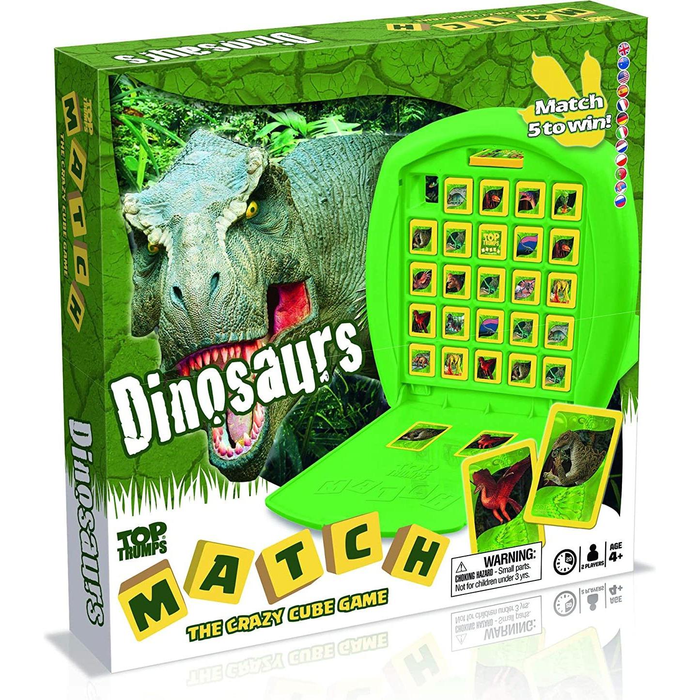 Thumbnail - Winning Moves 35804 TOP TRUMPS MATCH - DINOSAURI (Multilingual)