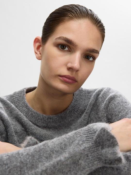 Produktbild Selected Femme Rüschenärmel Strickpullover (M)