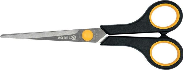 Toya Scissors 170 mm, stainless steel, ergonomic handles with soft rubber (17 cm)