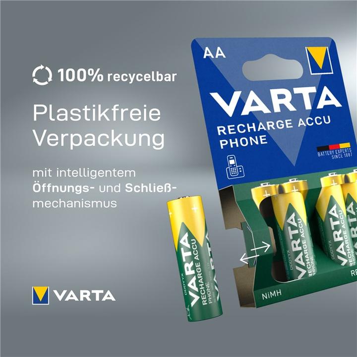 Actual product image Varta Recharge Accu Phone (2 pcs., AA, 1600 mAh)