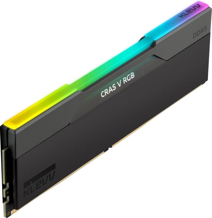Immagine prodotto Klevv 64GB (32GBx2) CRAS V DDR5 6000Mhz Black Kit (2 x 32GB, 6000 MHz, RAM DDR5, DIMM)