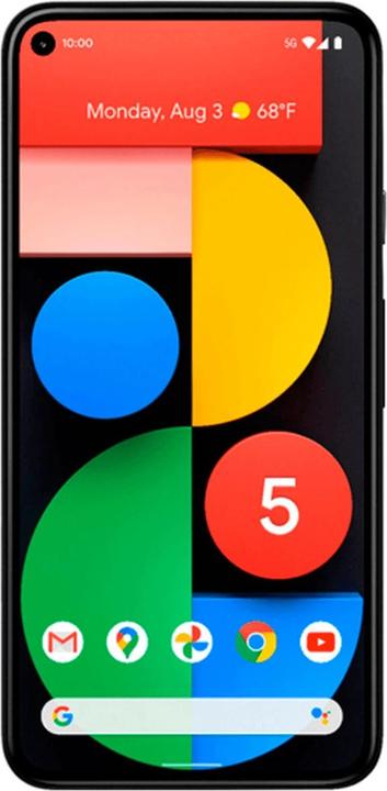 Produktbild Google Pixel 5 (128 GB, Just Black, 6", Single SIM, 12 Mpx, 5G)