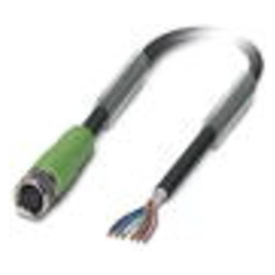 Phoenix 1522422. Kabellänge: 10 m, Stecker: M8, Produktfarbe: Schwarz, Grau, Elektronikkabel + Stecker, Schwarz, Grau