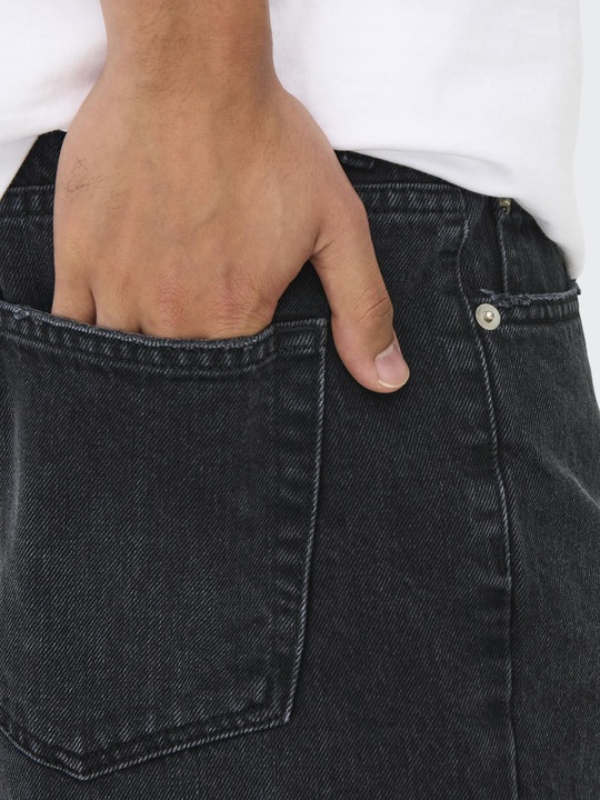 Produktbild Only & Sons Onsedge Black 2047 Tai Dnm Shorts Noos (S)