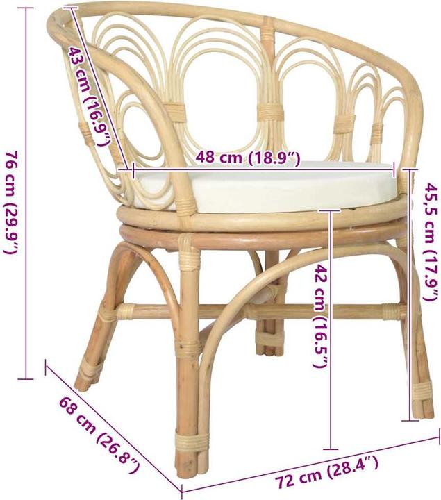 Produktbild vidaXL Esszimmerstuhl