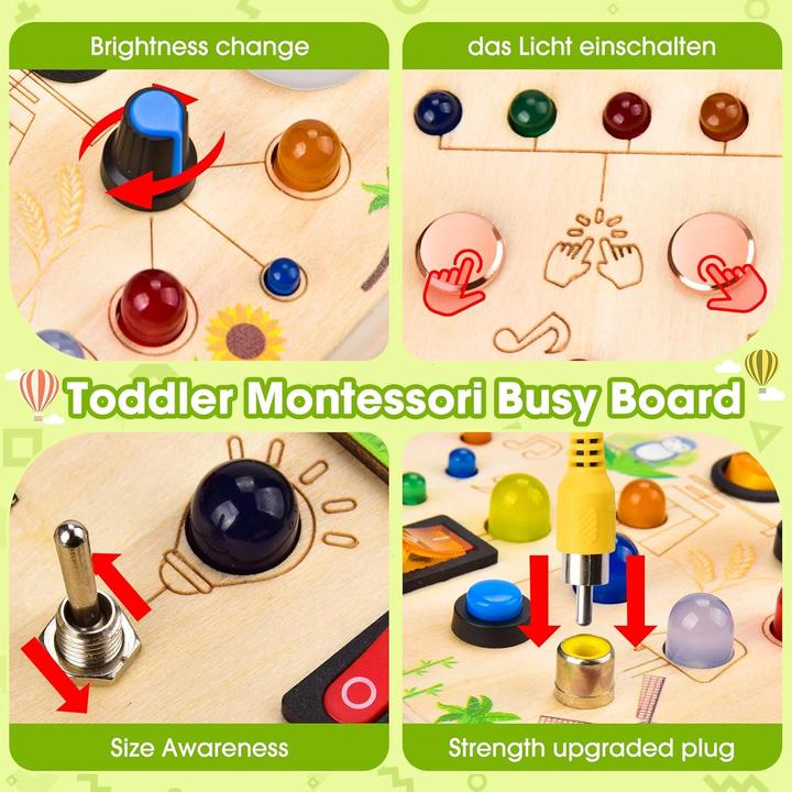 Image du produit Fwiull Jouets de motricité Busy Board