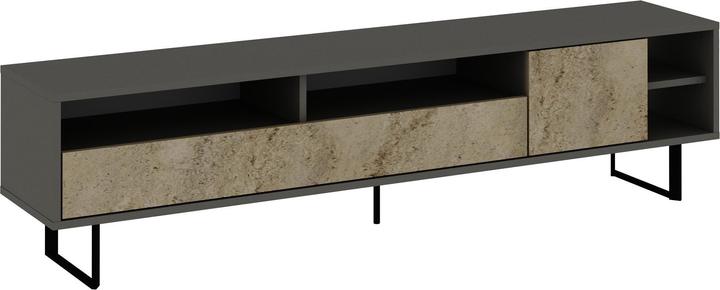 Actual product image Homitis Luga Travertine TV Stand (180 x 29.80 x 44.70 cm)