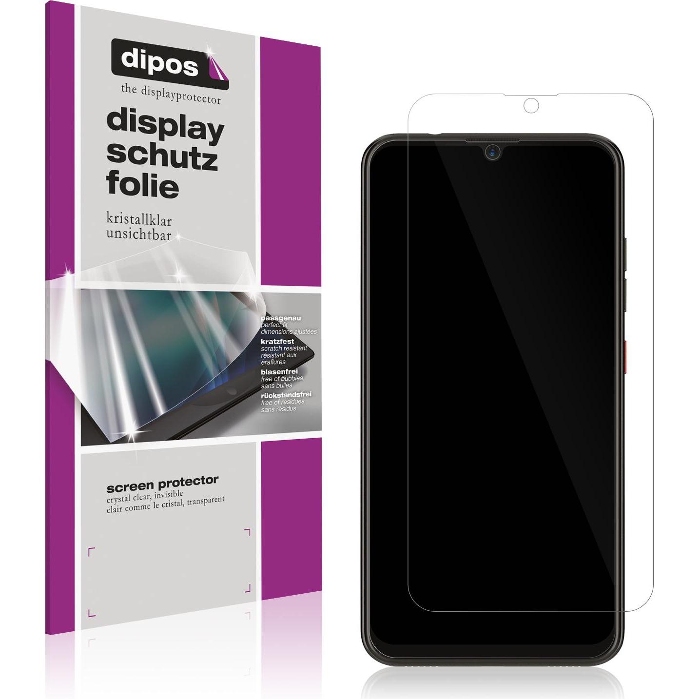 Dipos Displayschutzfolie Crystalclear (5 Stück, A1 Alpha), Smartphone Schutzfolie, Transparent