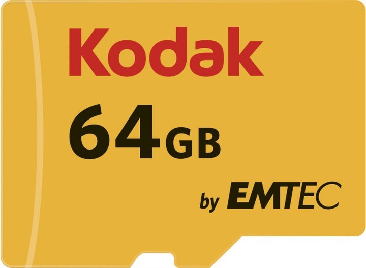 Kodak SD MICRO 64GB CL10 UHS-I U3 V30 A1 ULTRA CON ADATTATORE (64 GB, microSD, U3, UHS-I)